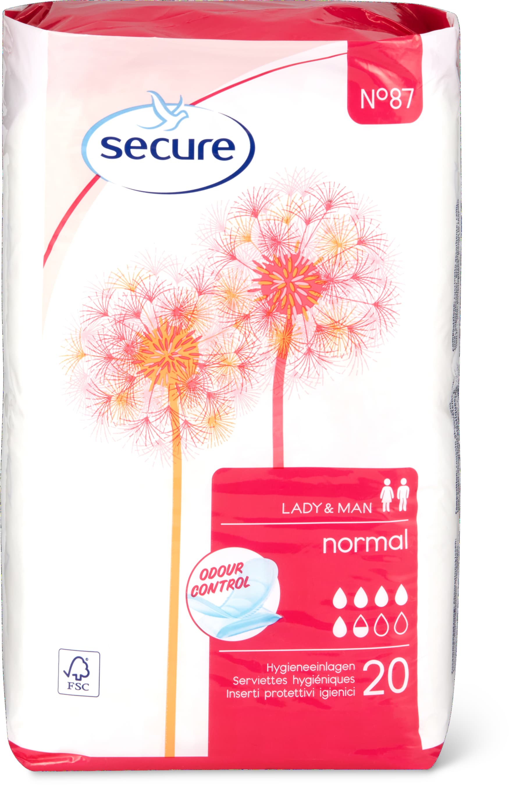 Serviettes hygiéniques Normal